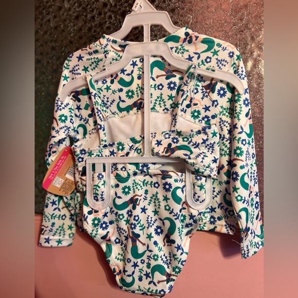 Toddler Girls 3 Piece Bathing Suit - Picture 2 of 6